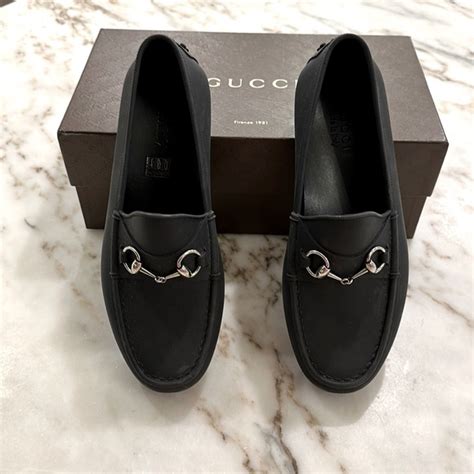 gucci loafers rubber|gucci loafers snake.